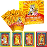 2023 Genuine HOTBOX TOM and JERRY Trading Cards Collection Anime Characters Rare GSSP Gold Card Game Table Toy For Children Gift 1