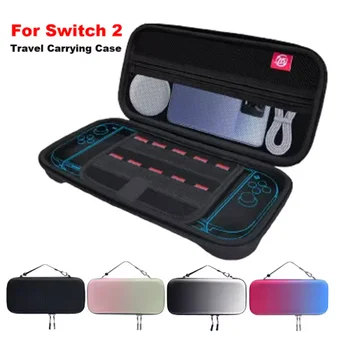 Custodia da Viaggio Portatile per Console Switch 2, Borsa Rigida per Accessori Gaming con Maniglia per il Trasporto