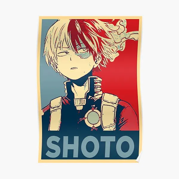 

Shoto Todoroki Hope Poster Room Mural Home Decoration Wall Picture Funny Modern Art Painting Vintage Print Decor No Frame