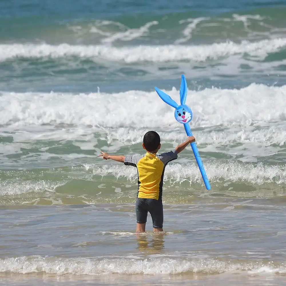 Animal Head Stick Giraffe Inflatable Hammer Animals Inflatable Stick Inflatable Animal Stick Toy Inflatable Ballooons Toys