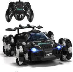 Mini voiture cascadeuse radiocommandée 4x4 pour enfant de 6 à 15 ans, jouet à grande vitesse, Rotation de 2.4 degrés, 360 Ghz 