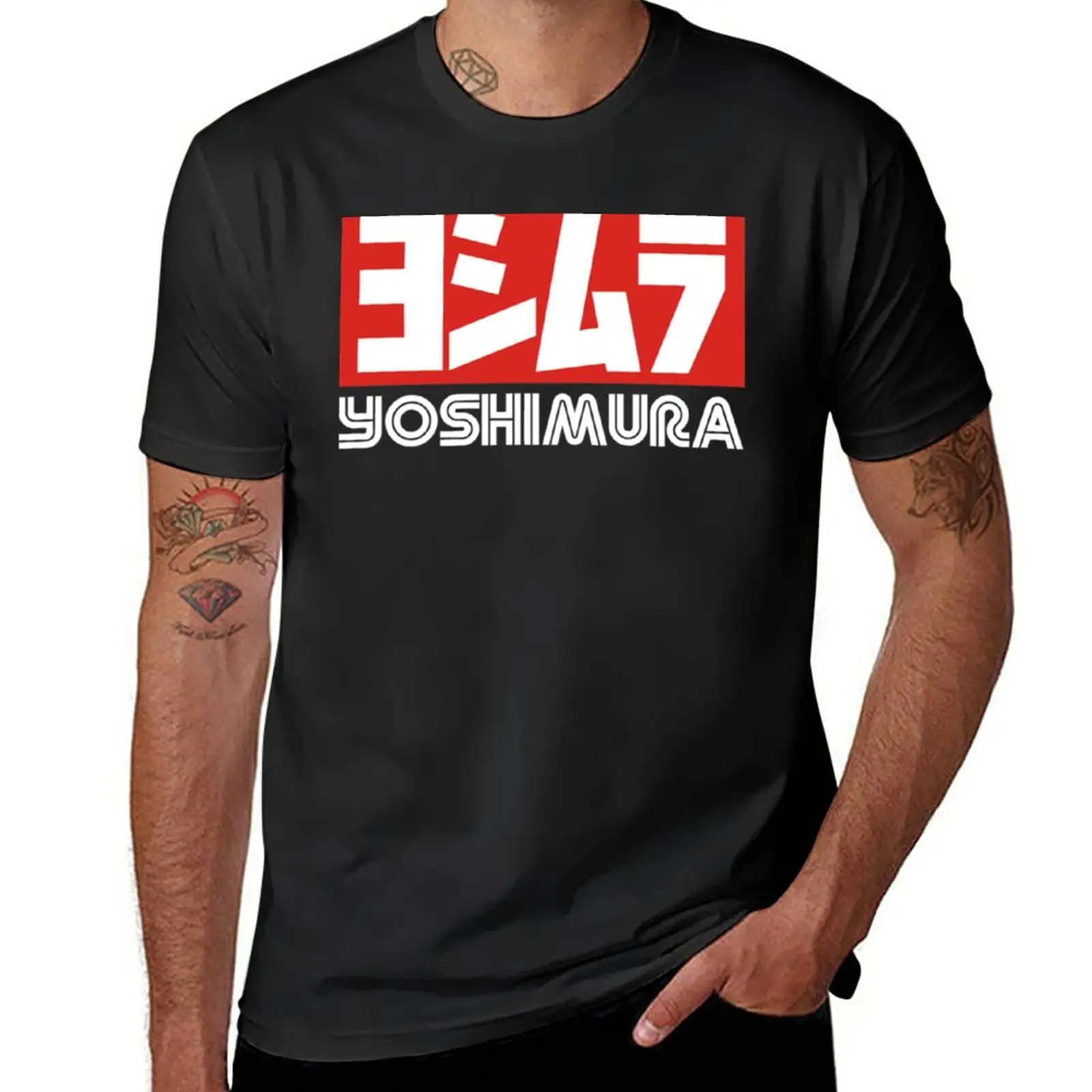 New Yoshimura T-Shirt T-Shirt T-Shirt Corta Kawaii Vestiti Camicetta T-Shirt T-Shirt Per Uomo Cotone