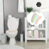 Bathroom Warmer Toilet Seat Cover Pads Washable and Reusable Toilet Seat Cushion Pad Toilet Seat Warmer Cover for Kids & Adults 6