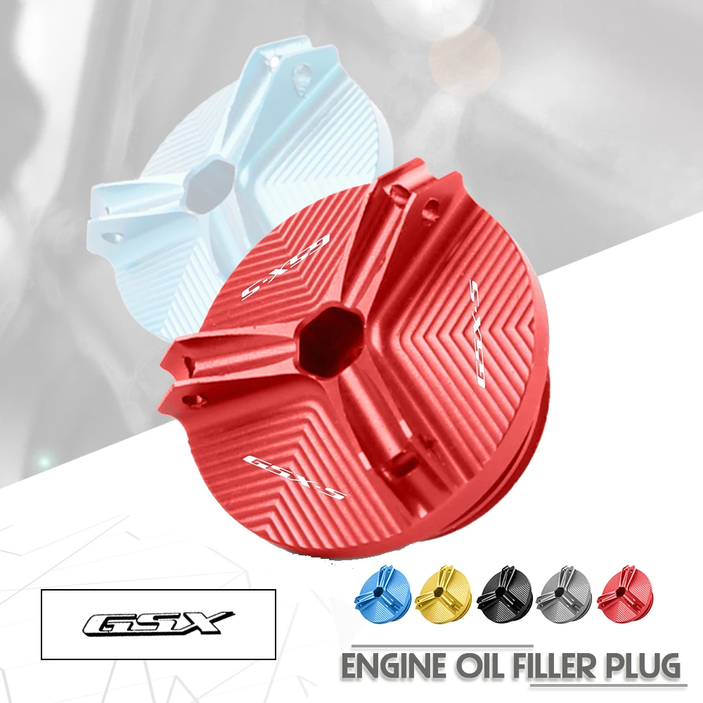 For SUZUKI HAYABUSA GSX1300R RV 125/200 VANVAN GSX-R GSX-S GSXR 1000/750/600/125 Motorcycle Oil Filler Cap Engine plug Cover |
