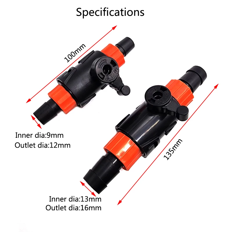 1pcs 12mm Aquarium Water Inlet Regulator Flow Tube Pipe Divider Adjustable Water Pump Filter Volume Control Valve Quick Switch aquarium accessories