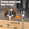 USB Electric Screwdriver Battery Rechargeable Cordless Screwdriver Impact Wireless Screwdriver Drill Electric Screw Driver Tools 2