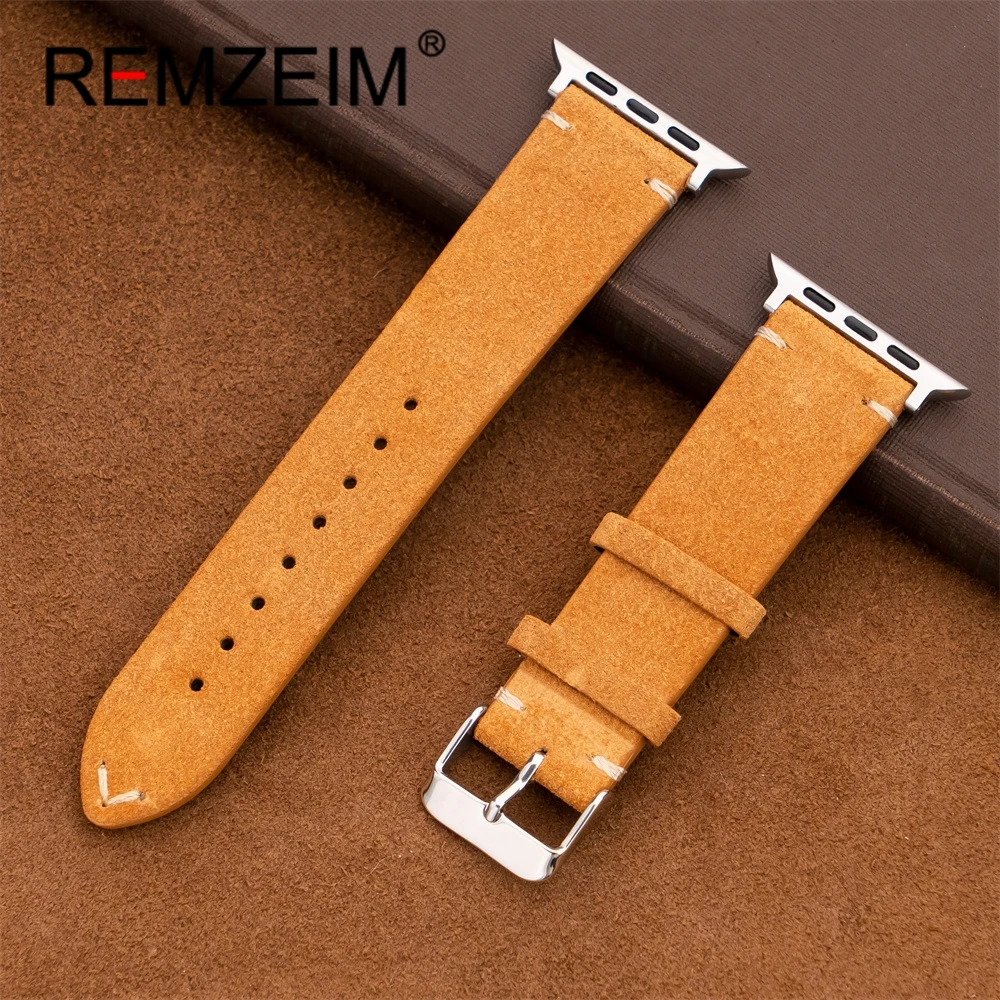 Premium Suede Strap for Smartwatch Wristbands
