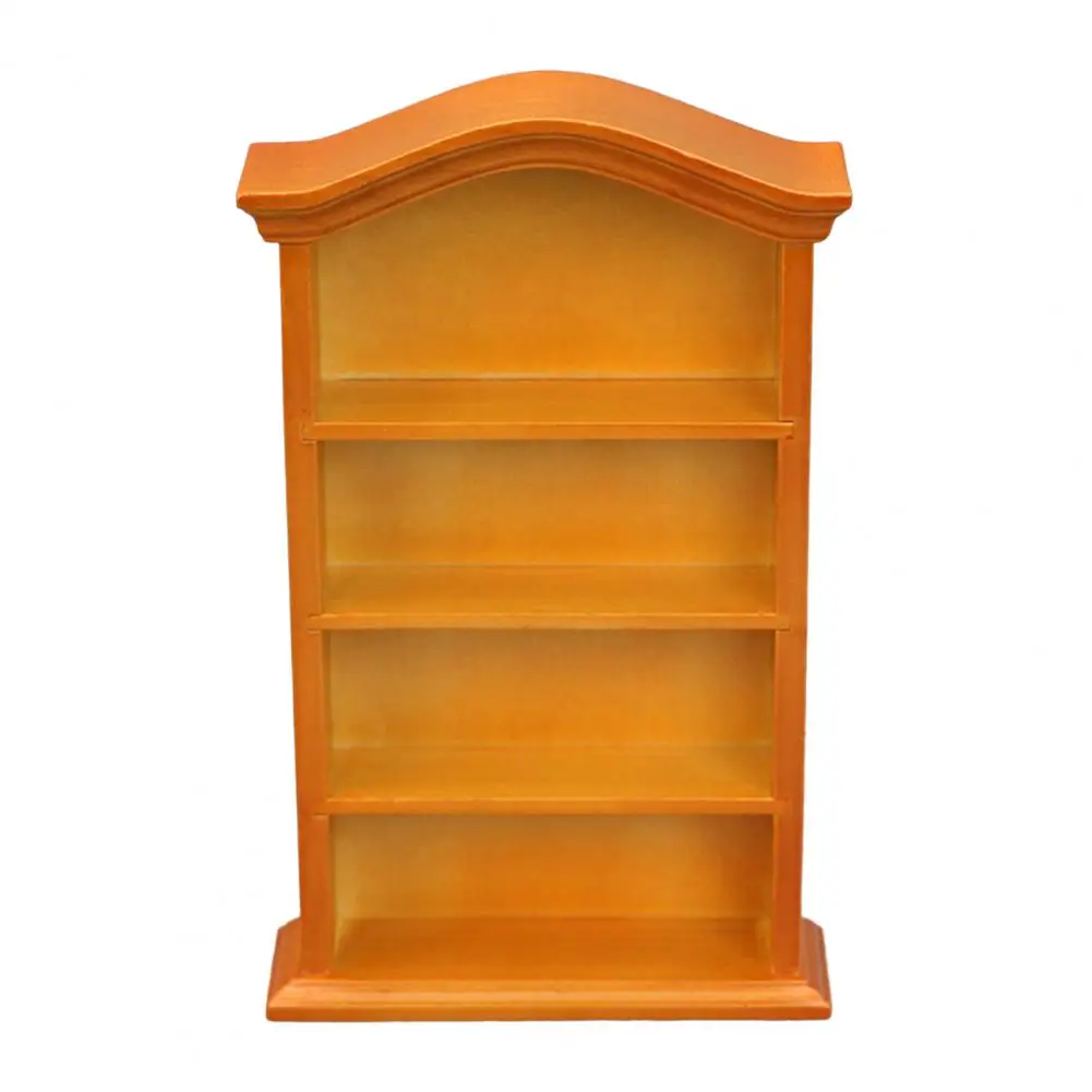 

Useful Doll House Cabinet Small Wooden Mini Furniture Mini Storage Showcase Dollhouse Furniture Ornament