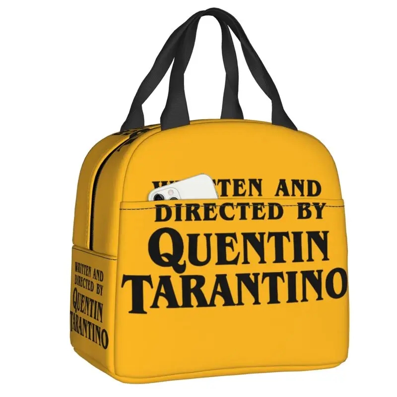 

Vintage Film Quentin Tarantino Lunch Box Pulp Fiction Kill Bill Thermal Cooler Food Insulated Lunch Bag Portable Tote Bags