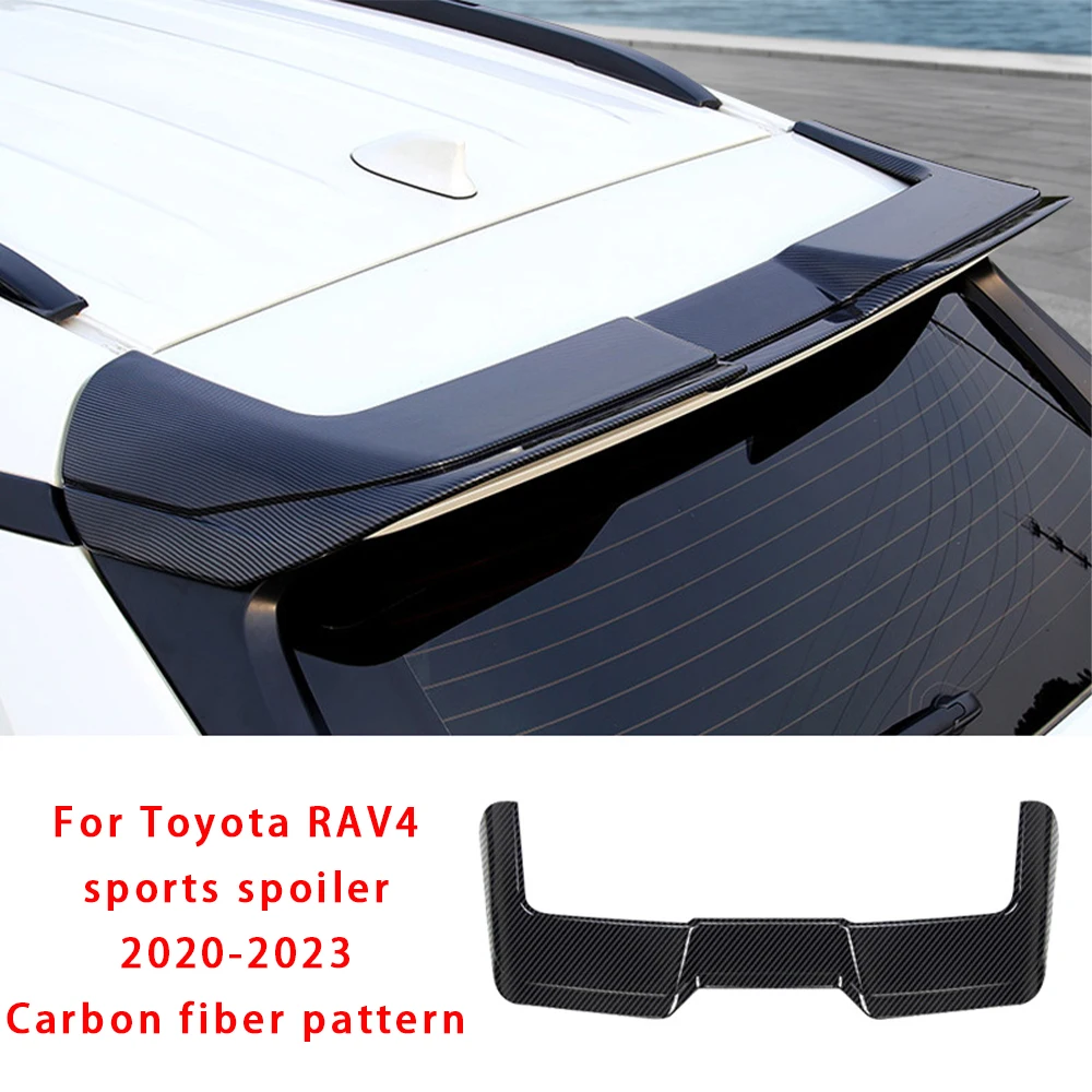 Suitable for Toyota RAV 4 spoiler 2020 2021 2022 2023 4th generation Rav 4  modified top wing rear tail high quality ABS spoilers