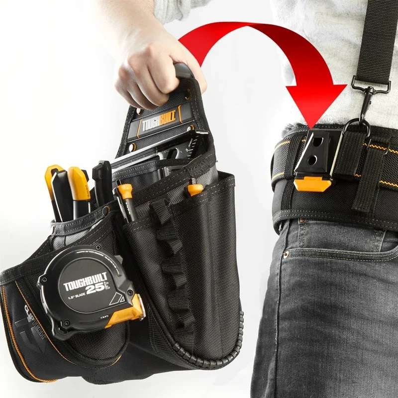 TOUGHBUILT TB-CT-150 Clip Tech Hubs 3PCS Arrange Storage Sundries  Rugged Steel Pivot Pins Tote Hand Tool Accessories 5