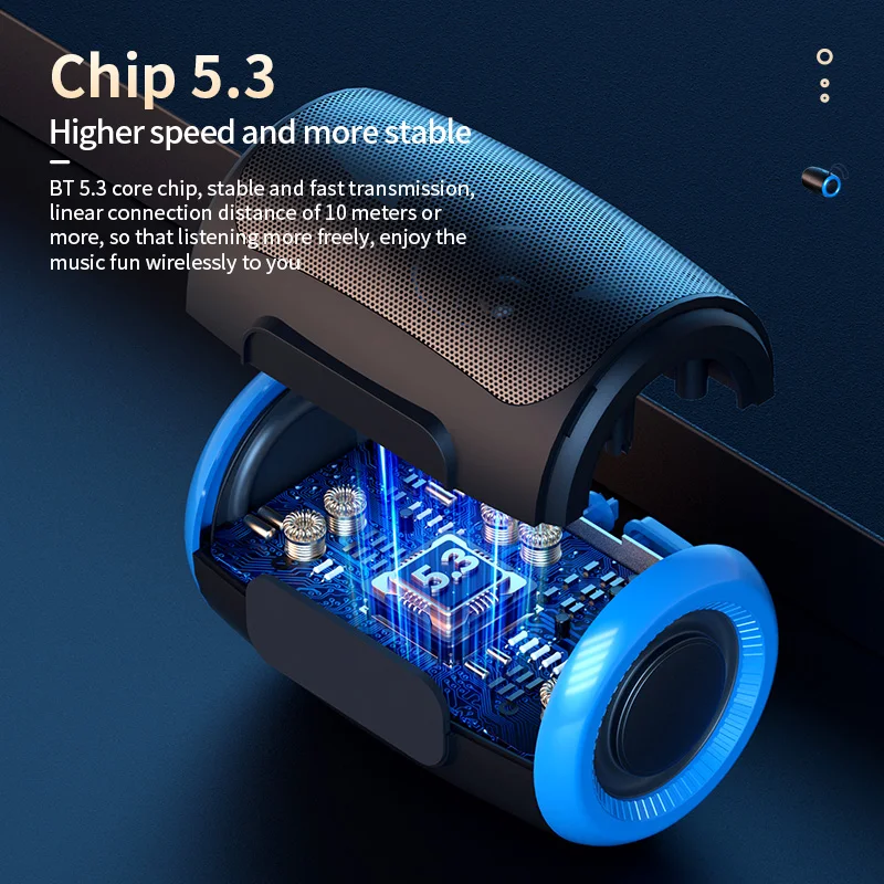 Portable Bluetooth HiFi Speaker 4