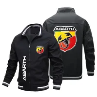 Nouvelle veste de baseball, veste imprimée Abarth Automotive 656, veste de moto pour homme, veste bomber pilote grande taille pour femme, fine 4