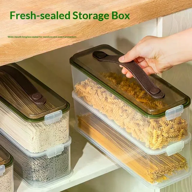 Boîte de conservation pour réfrigérateur, accessoire de conservation des aliments frais, petites boîtes de conservation alimentaire, boîte de conservation transparente et hermétique 1