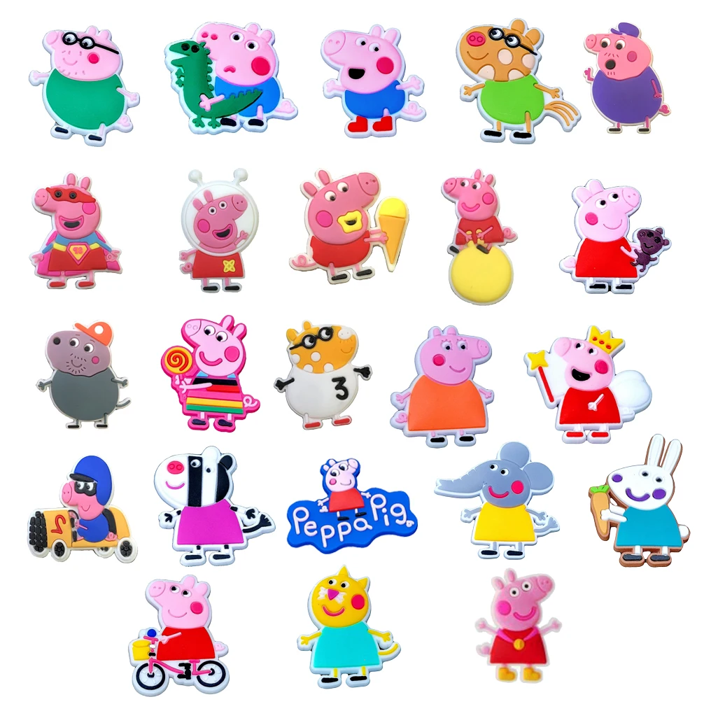Clips pour Chaussures Peppa Pig