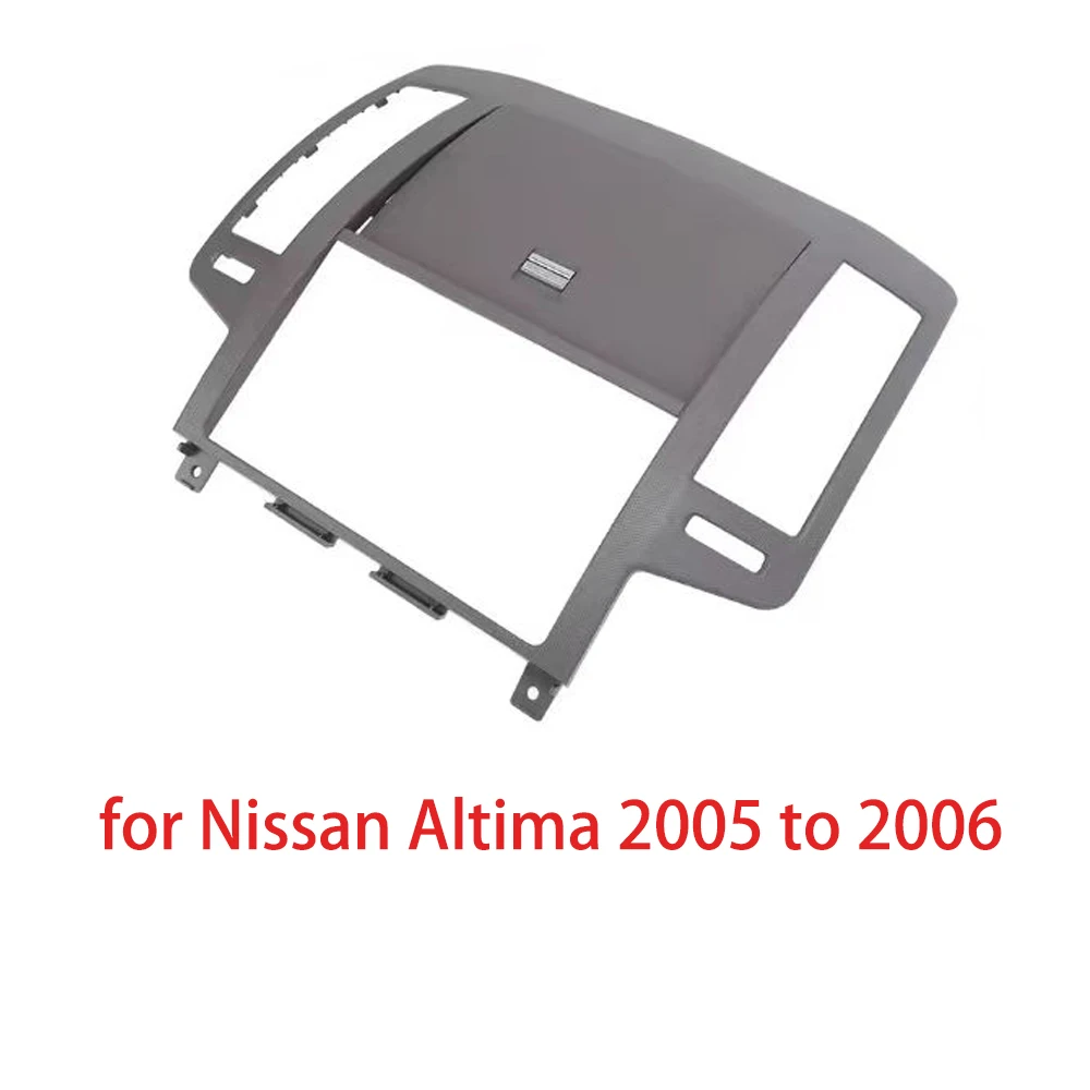 Replacement Center Dash Radio Bezel For 2005-2006 Nissan Altima - ABS Dashboard Vent Trim Panel
