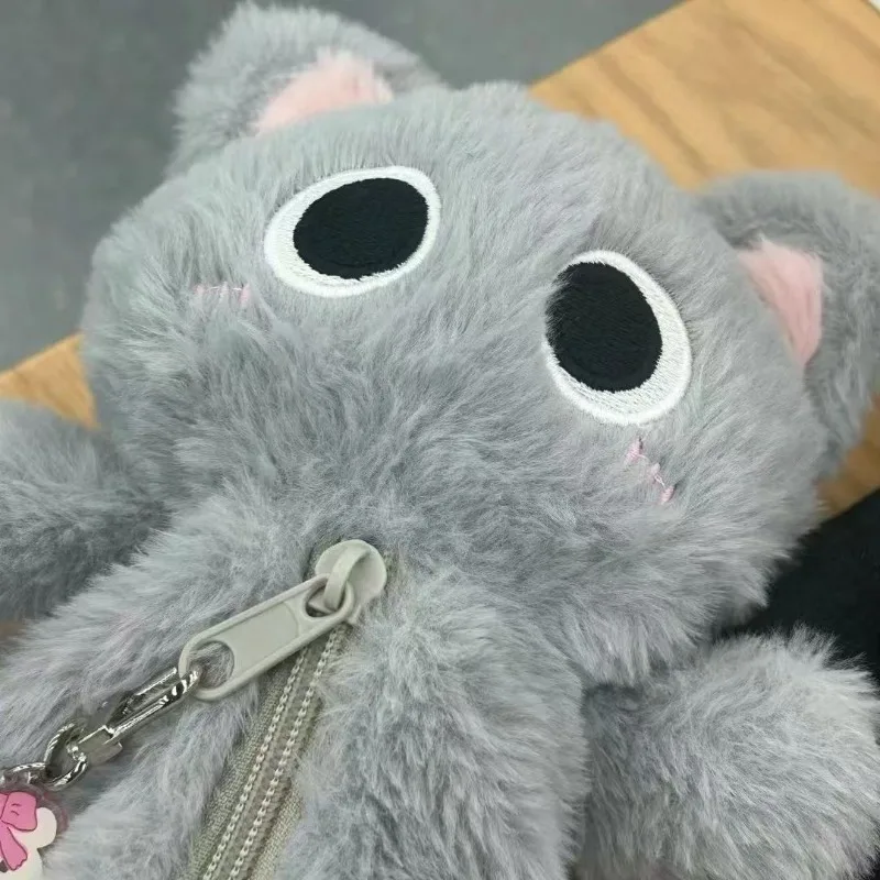 Pencil Case Cute Plush Rabbit Student Stationery School Supplies Kawaii Doll Back To School Storage Bag Pen Bag Stationery pencil cases,stationery box,pen storage bag,pencil holder