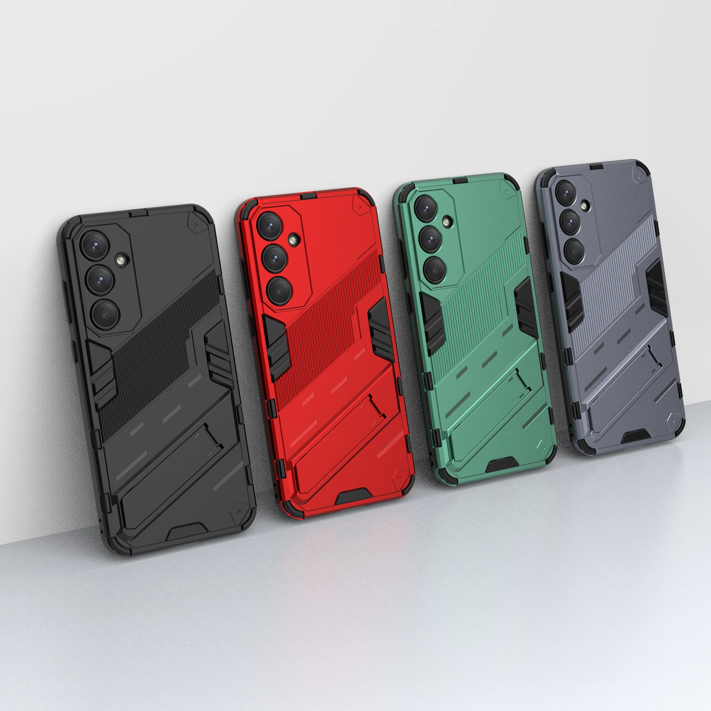 Per Samsung Galaxy A55 Custodia Per Samsung Galaxy A55 Cover Capa Punk Armor Shell Kickstand Custodia Rigida Per Samsung A55 A15 A35