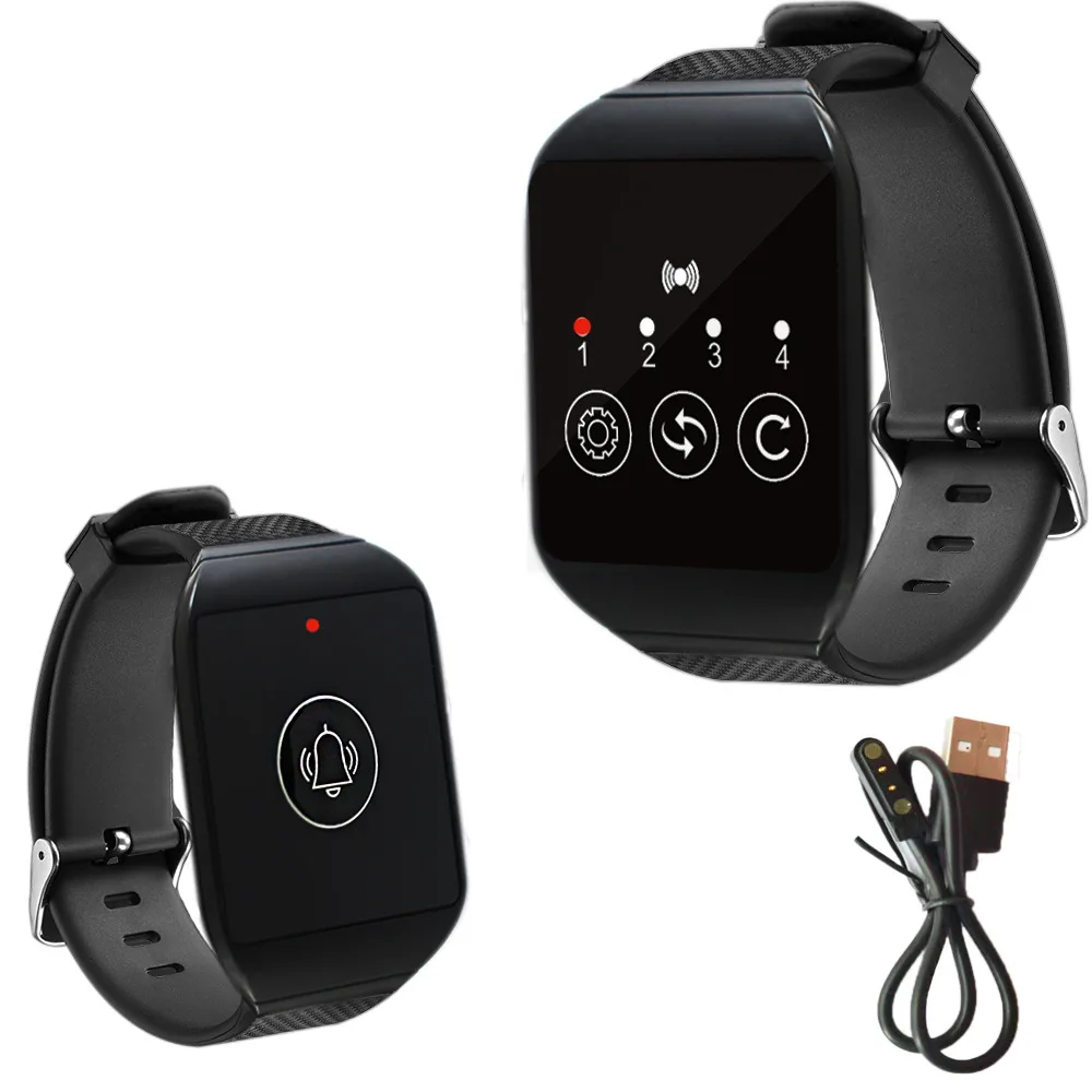 SU-691 Wireless Watch Receiver Waiter Call Restaurant Pager for Hookah Cafe Dentist Clinic