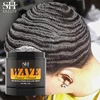 2023 Natural Wave Control Pomade for Black Men Strong Hold 360 Waves Layered Style Clay Wavy Grease Builder for Hair Silky Shine 1
