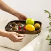 Natural Wooden Sofa Armrest Clip Tray Sofa Arm Clip Table Handrail Pallet Table Suitable for Fast Food Drink Sofa Side Table 3