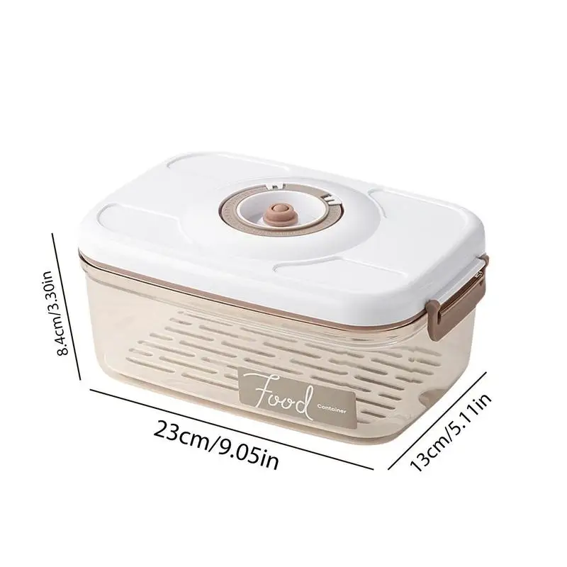 Food Vacuum Storage Box With Free Vacuum Kitchen Sealer Container  Transparent Or