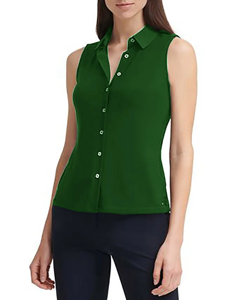Sleeveless Jacket Slim Fit Women's Vest Lapel Single Breasted Casual Workwear Lady Coats 	 Chaleco Mujer