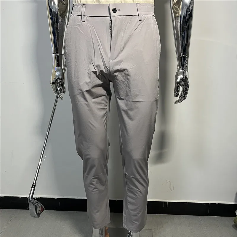 Korea Golf Pants Men's Winter High-quality Villus Thicken Keep Warm Cargo Pants Golf Trousers Elasticity Casual Sport pant 골프웨어