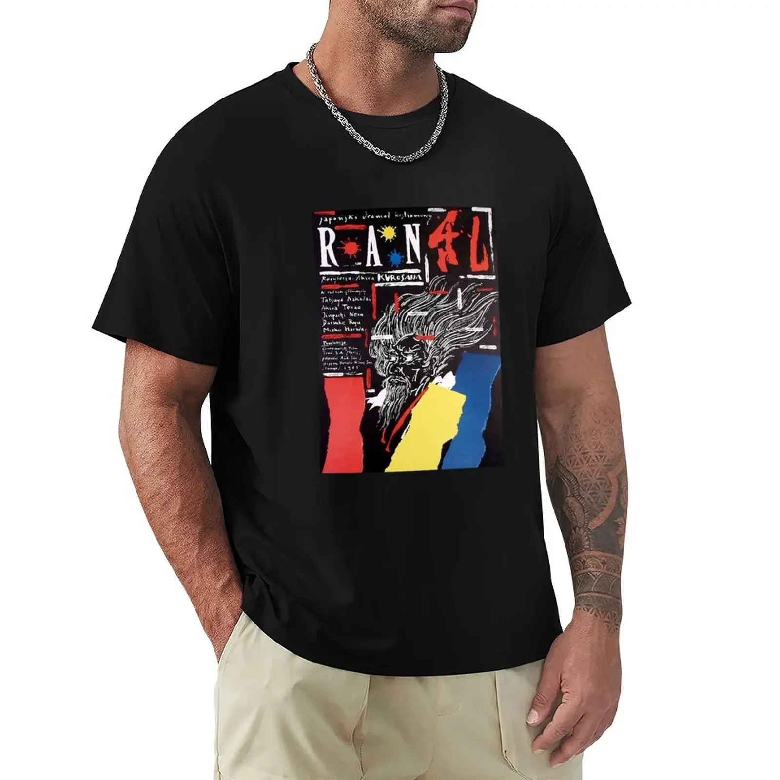

Ran by Akira Kurosawa T-shirt tops Blouse plus size tops mens white t shirts
