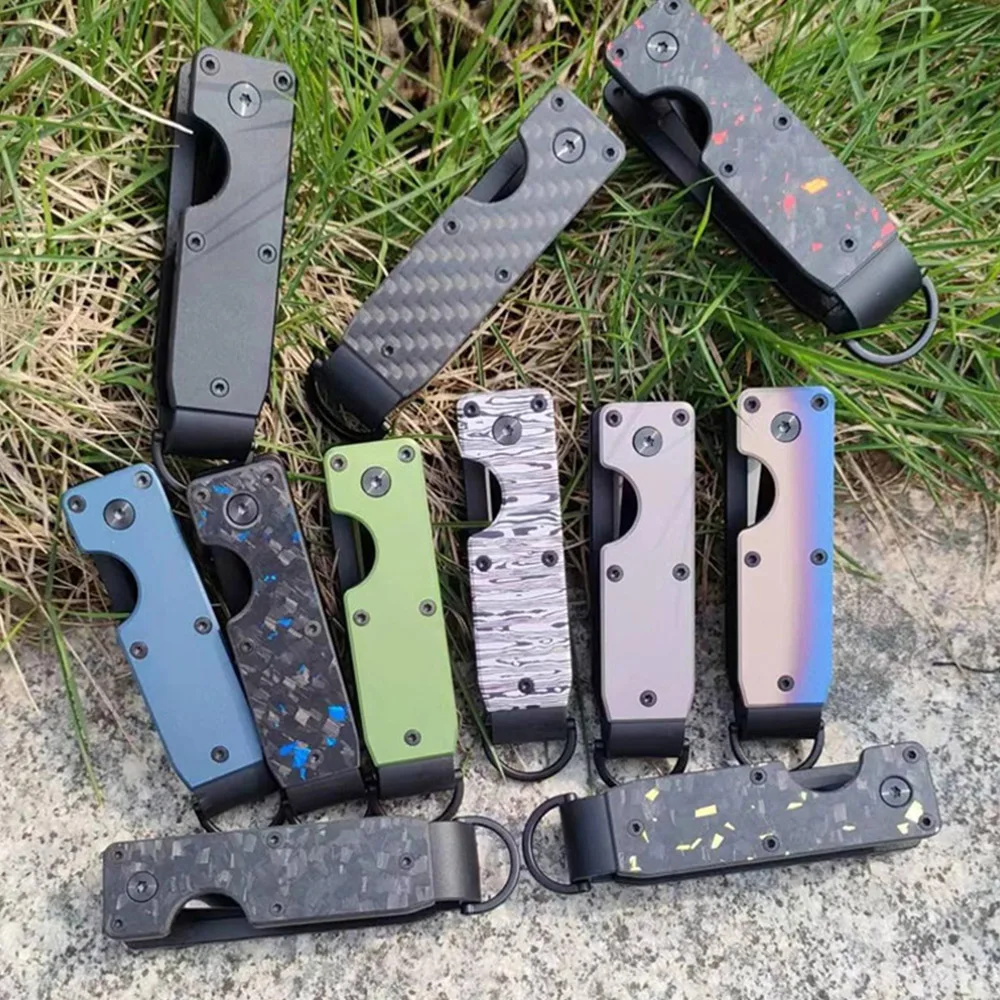 Women Men Key Organizer Compact Metallic Key Holder Minimalist Innovative Keyholder Smart Keychain Secures 2-6 Keys key organizer