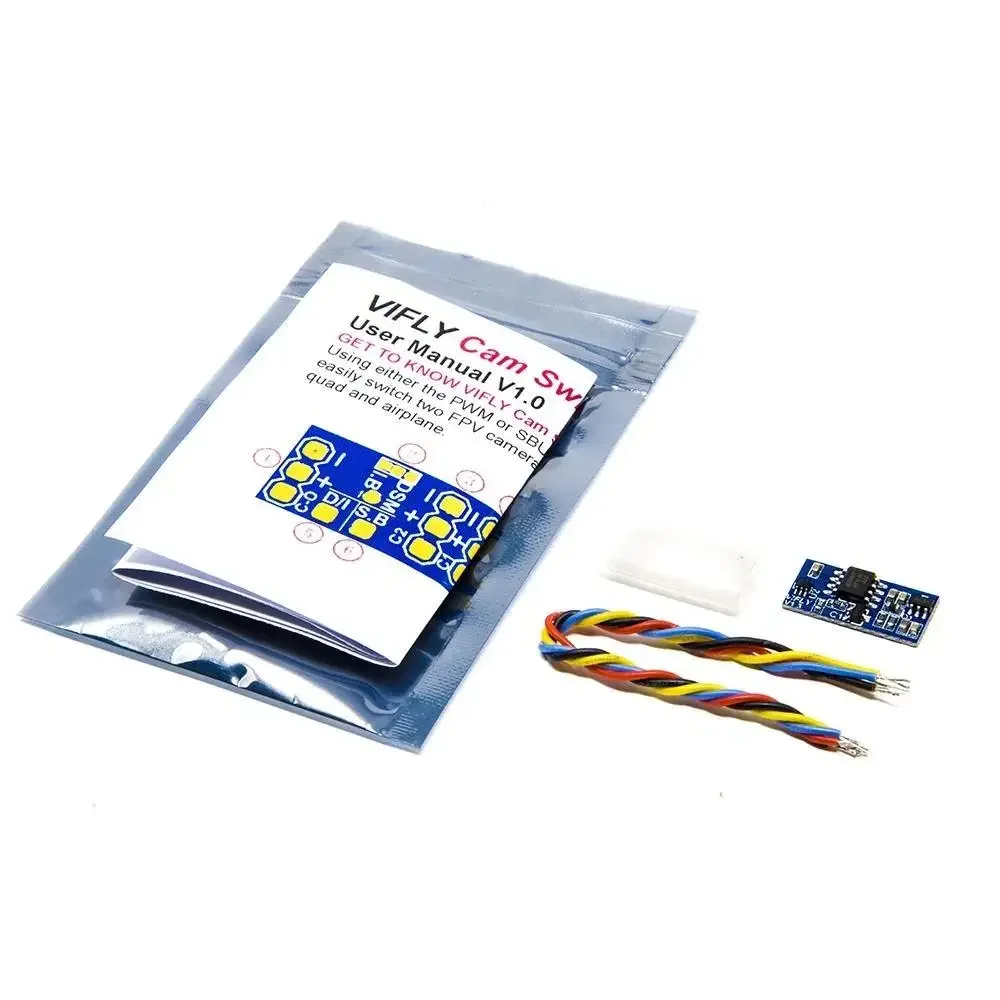 Récepteurs PWM/SBUS/IBUS/DSMX du VIFLY Cam Switcher pour installation sur un avion RC