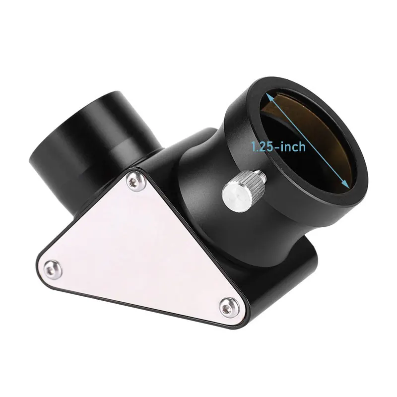 All-metal CNC Telescope 1.25-inch 90 Degrees Dielectric Mirrors Diagonal 99% Reflectivity Astronomical Telescope Accessories