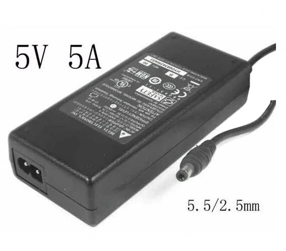 

Delta Electronics EADP-25FB A, 5 В, 5 А, корпус 5,5/2,5 мм, 2-зубчатый адаптер питания