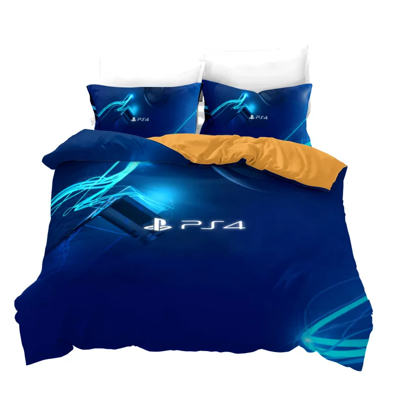 Game PlayStation Bedding Set 3D Print Popular Gamer for Bedroom Kids Gamepad Duvet Cover Sets Home Decor Single King Queen Size 3