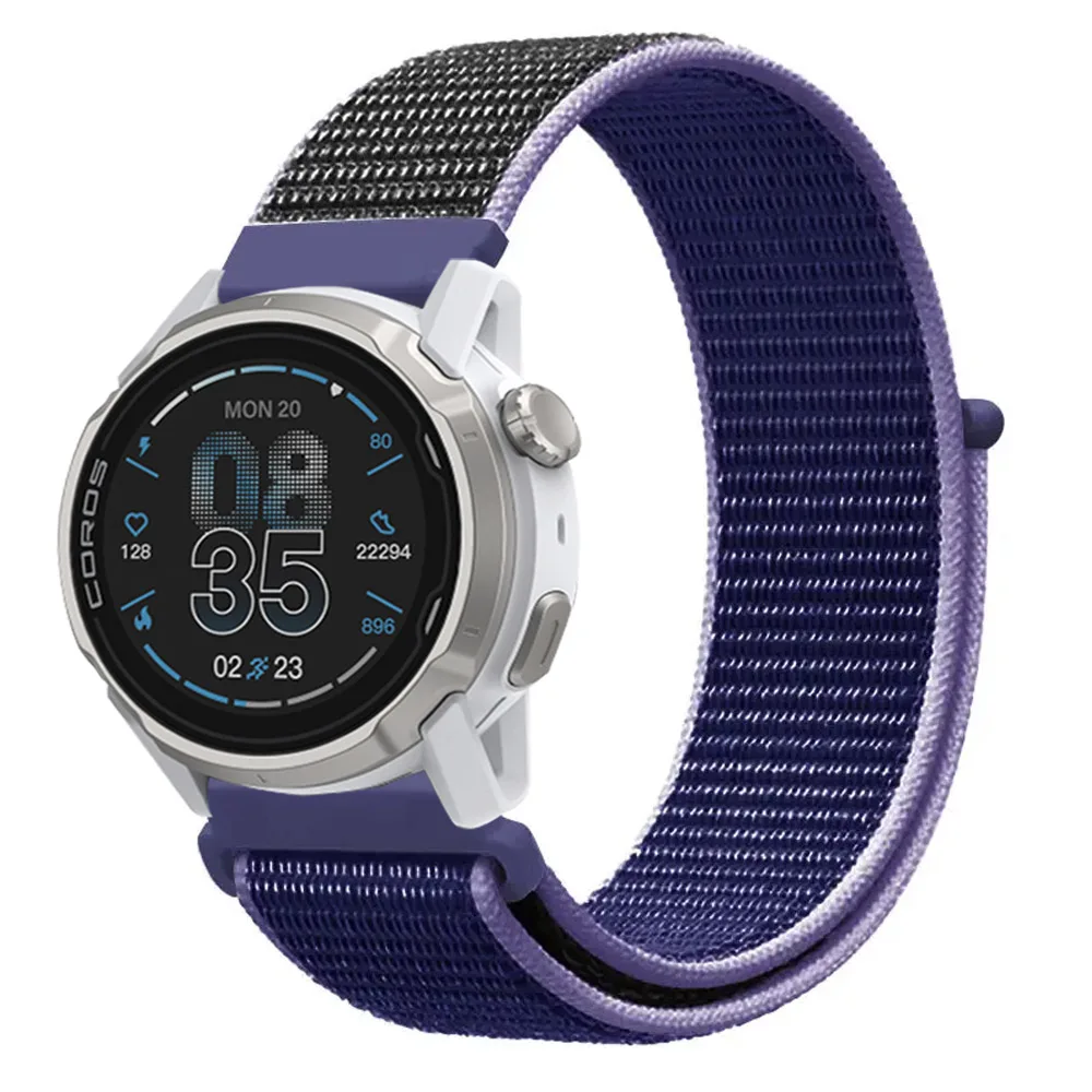 Nylon Loop Strap - Comfortable Sport Bracelet Replacement Band, 20/22mm