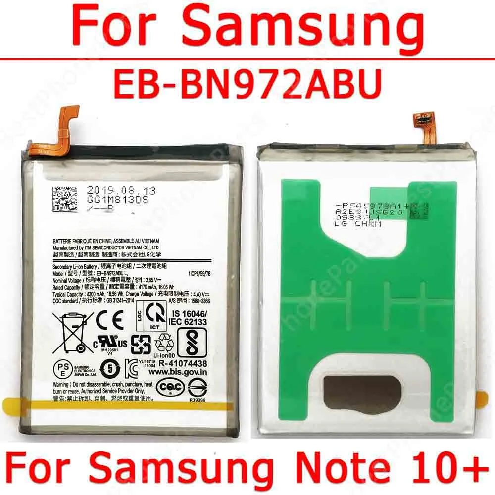 High-Capacity Li-ion Battery Replacement for Samsung Galaxy Note Series Smartphones