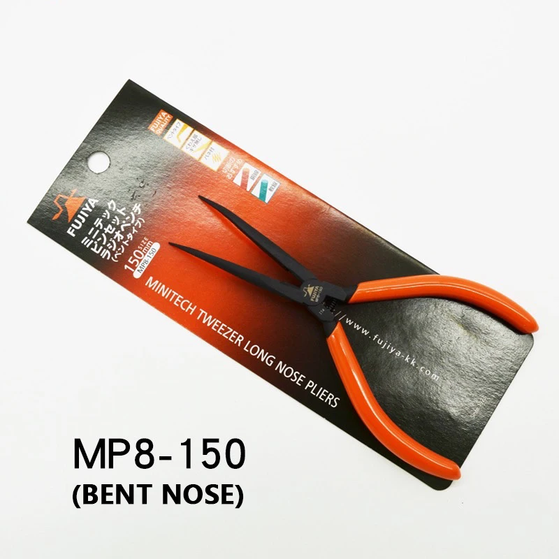 FUJIYA MP7-150 Minitech Tweezer Long Nose Pliers MP8-150 Toothless