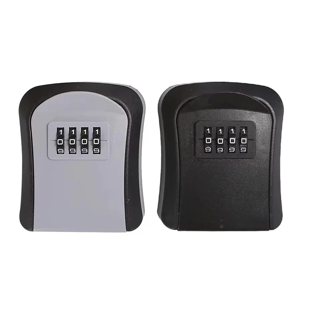 Key Keeper Combination Lock Wall Mounted Waterproof 4 Digits Passwords 5 Keys Storage Box Easy to Fix Home Or Office 1