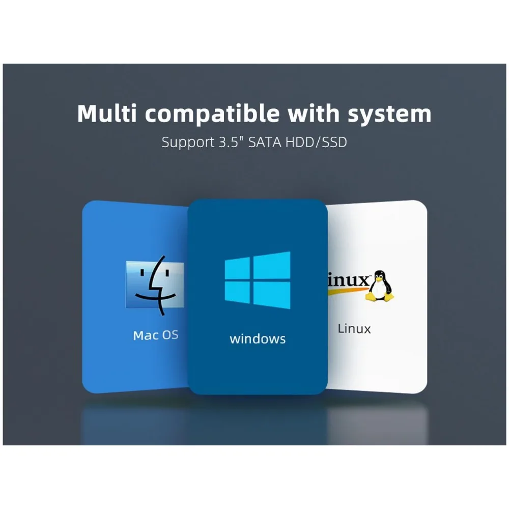 MAIWO SATA ϵ ̺ Ŭ ̽, PC ƮϿ  ϵ ̺ ̽, USB 3.0, SATA HDD, SSD, 3.5 ġ