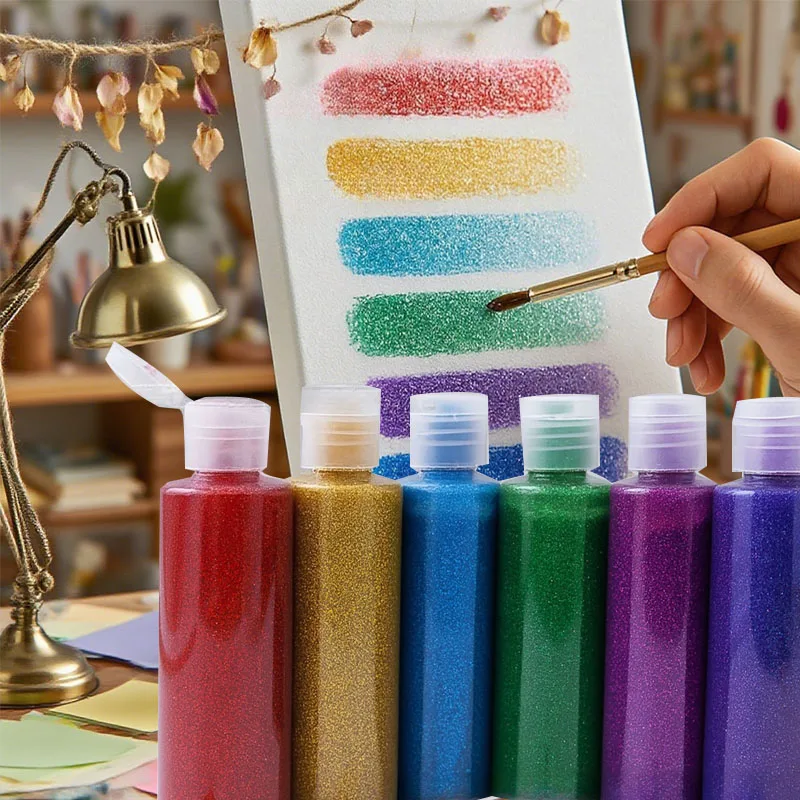 Gold Flash Glue Set for DIY Photo Album Decoration