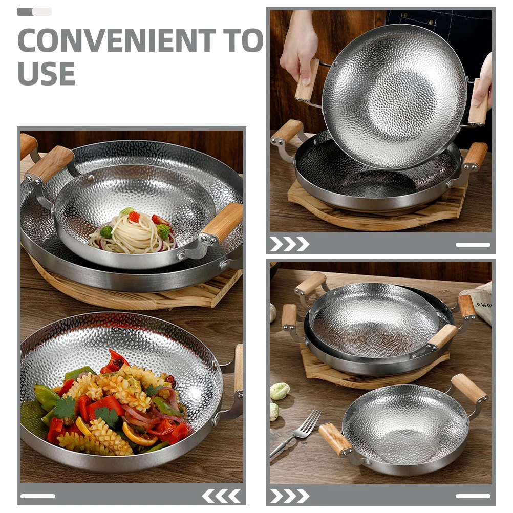 

Stainless Steel Frying Pan Special Alcohol Stove Non Stick Small Pots for Cooking