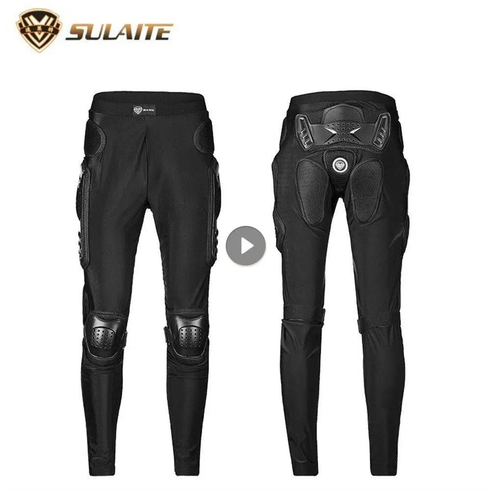 

SULAITE Motorcycle Armor Trousers Motocross Pants Long Armor Knee Crotch Hip Protection Motorbike Riding Racing Equipment Shorts