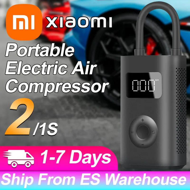 Xiaomi Portable Electric Air Compressor 2 Electric Air Pump 2 Treasure 150  Psi