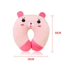9 Colors Soft U-Shaped Plush Sleep Neck Protection Pillow Office Cushion Cute Lovely Travel Pillows For Children/Adults 3
