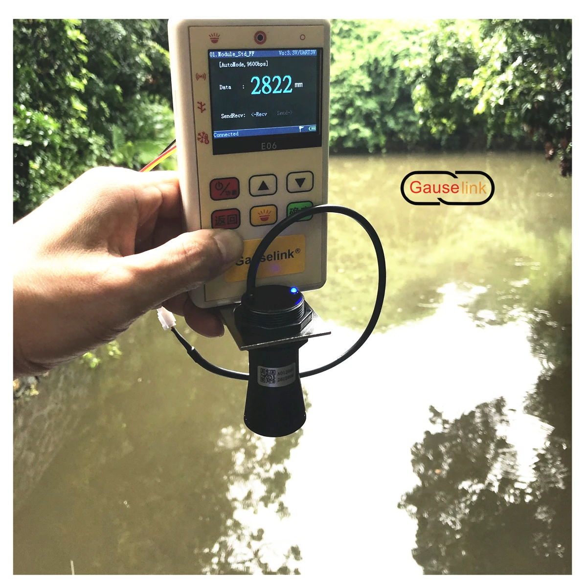 Liquid level sensor Ultrasound Ultrasonic Sensor Module with Range 750cm for Distance Measurement on Flat Object Liquid Level for Arduino Raspberry