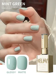 Mint Green Semi - Permanent Nail Gel - 15ML (M034)