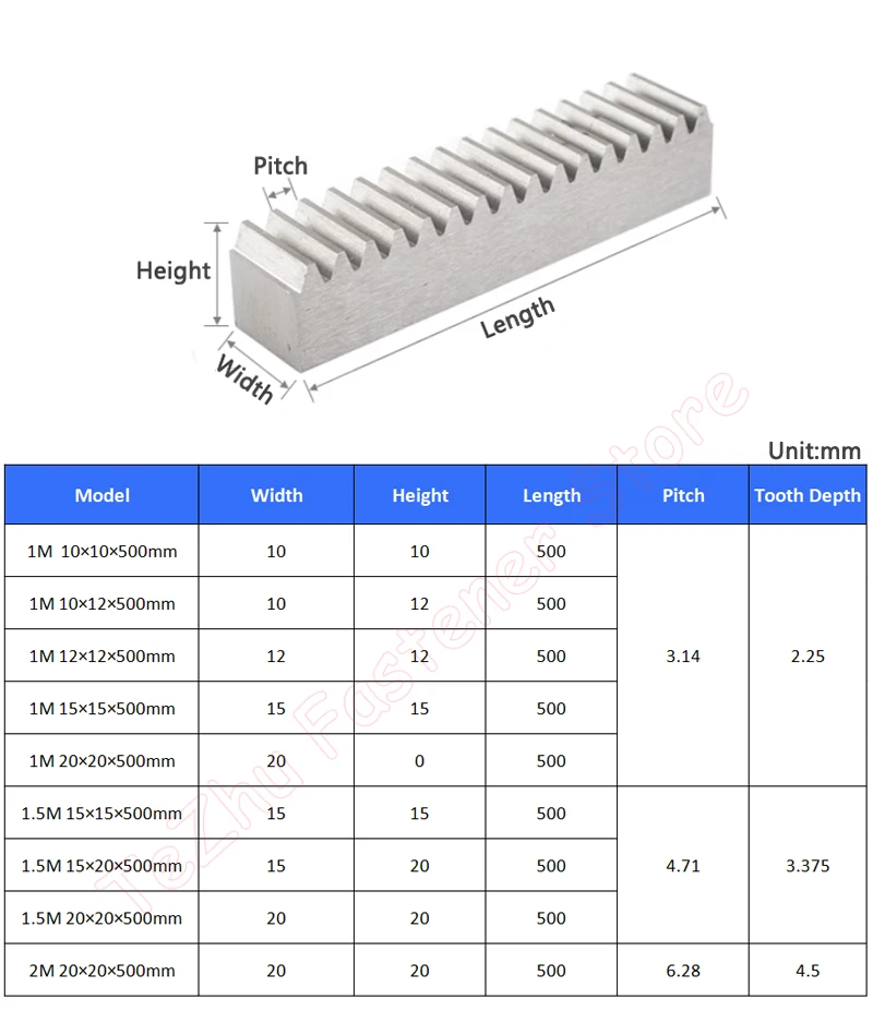 Ingranaggi Conici 2 Moduli, 20 Denti, Foro 12mm - Acciaio 45#, Per Trasmissione - Foto 8