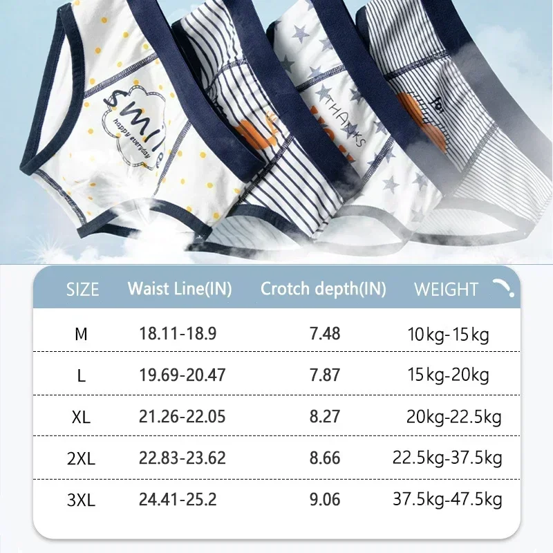 Multipack Cotton Boy Briefs Panties Excavator Pattern Kids Underpants Breathable Cartoon Design Child Hot Shorts Boys Underwear 2