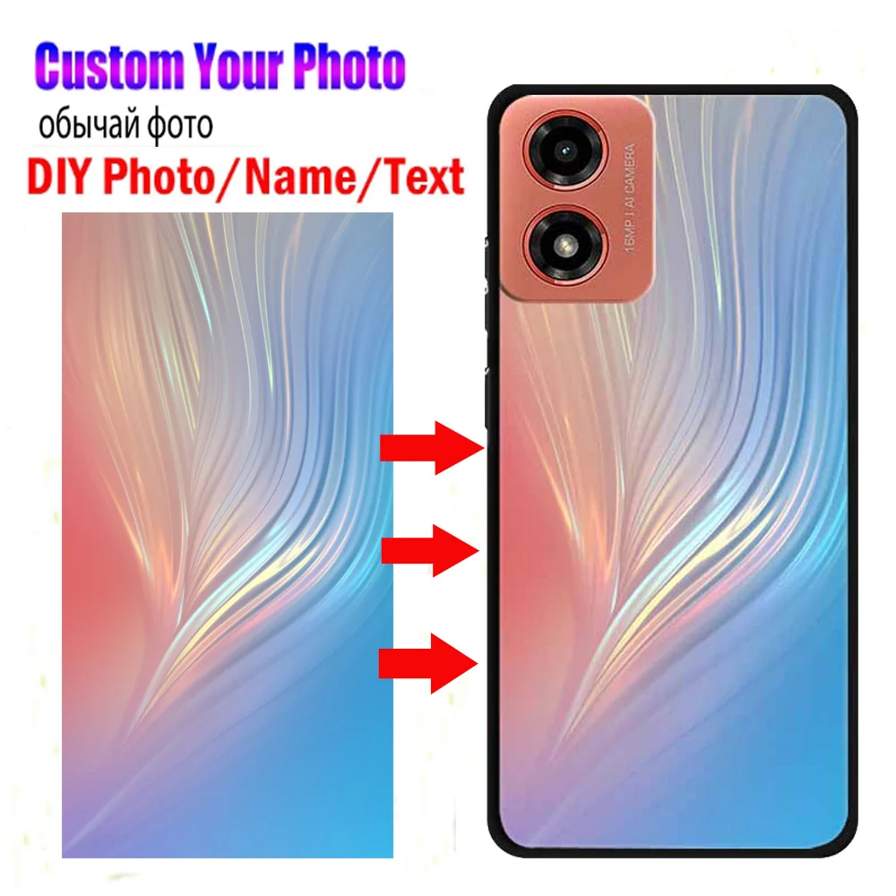 Custodie Fotografiche Personalizzate Personalizzate Per Moto G04 G34 Cover Design Picture Phone Capa Per Motorola Moto G84 5G G73 E13 Custodia In Sili