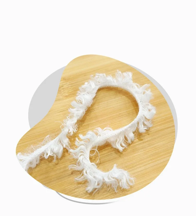 50gTeddy bear fur DIY make toy hat airpods protective case 5